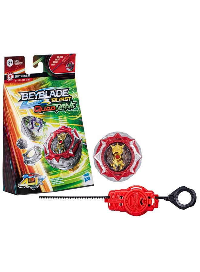 BeyBlade لعبة Burst Quaddrive Glory Regnar R7 Spinning Top Starter PackBalance Type Battling Game مع قاذفة للأطفال - Image 2