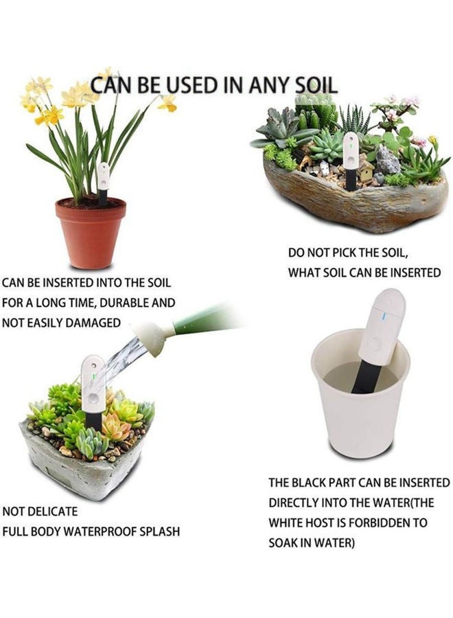NIBEMINENT Soil Moisture Meter White/Black - Image 5
