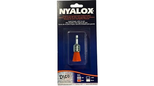 Dico 541-781-3/4 Nyalox End Brush 3/4" Orange 120 Grit - Image 4