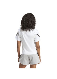 Adidas Adidas W Z.N.E. Tee White Training T-Shirts For Women 2Xs  - Image 5