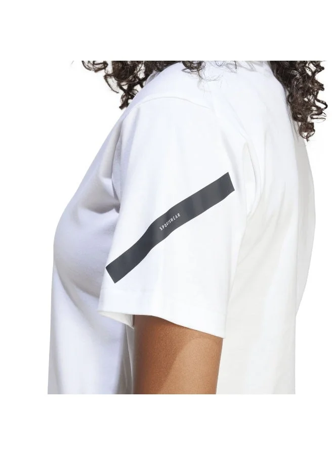 Adidas WHITE Z.N.E. Tee for Women | Best Price UAE