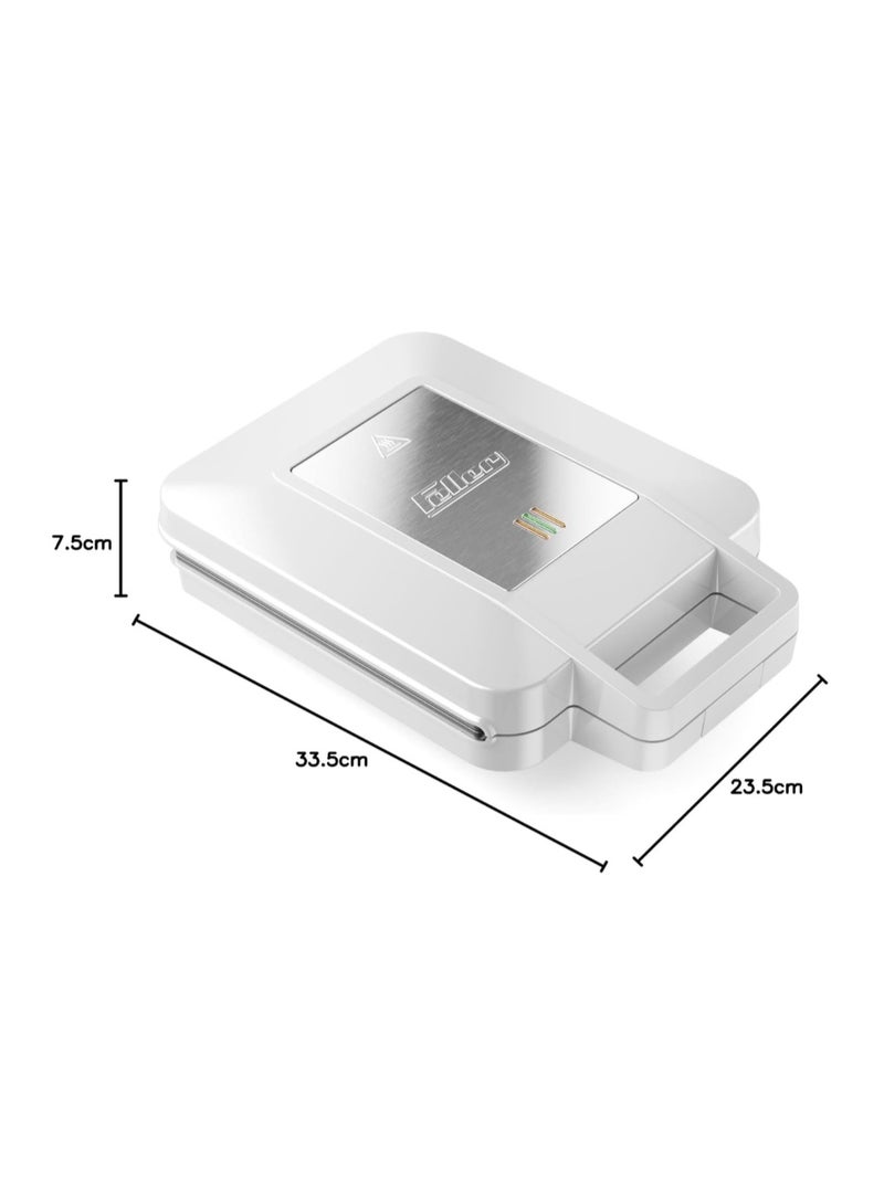 Feller Germany 1200W 4 Slice Sandwich Maker, Non-Stick DuPont Coating, Auto Temperature Control, 3 LED Indicator, Cool-Touch Handle, Easy to Clean, 2Y Guarantee SM400 UAE - Image 2