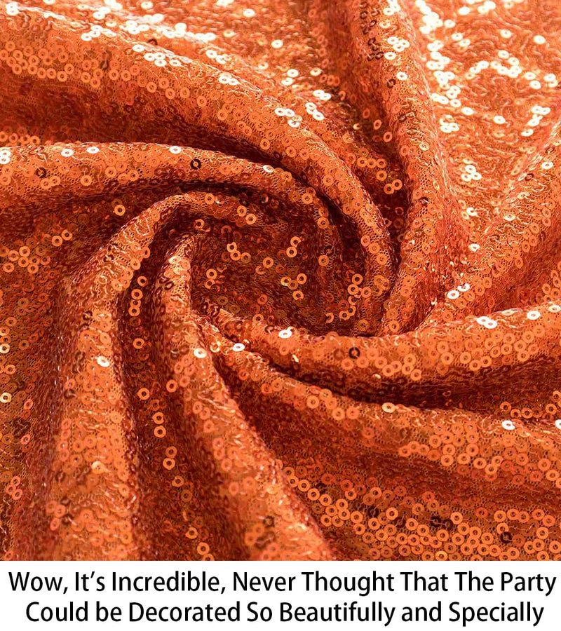 Partisout Sequin Glitter Fabric 3 Feet Fabrics by The Yard Little Mermaid Material Sparkly Vinyl Sequence Materials for Sewing - Image 2