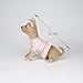 CU-MATE CUMATE 12Inch Stuffed Animal Chihuahua Plush Toy Realistic Puppy Dog Sitting in a Skirt Present Gift - Image 4