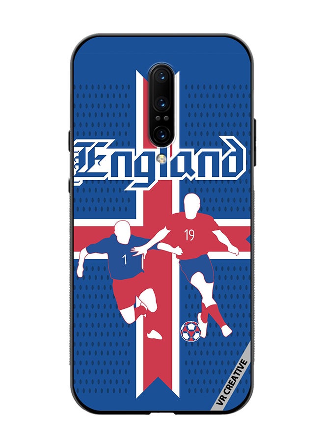 VR CREATIVE Protective Case Cover For OnePlus 7 Pro Sports Soccer Football England Design Multicolour - Image 1