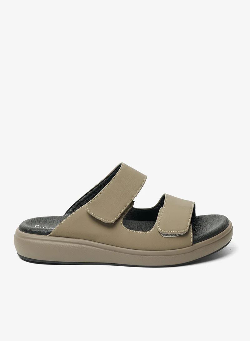 Geoomnii Geoomnii Mens Arabic Sandals Beige