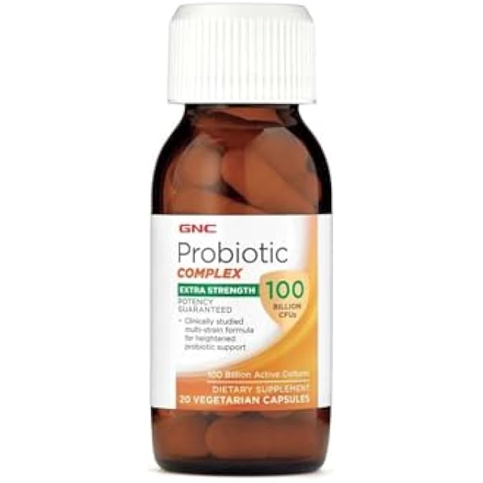 GNC Probiotic Complex Extra Strength with 100 Billion CFUs | for Heightened Probiotic Support and Digestive & Immune Support, Vegetarian | 20 Capsules - Image 4