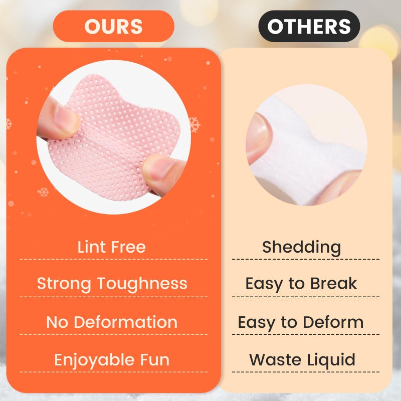 Corconess 1080PCS Lint Free Nail Wipes With 2 Acetone Dispensers Kit - Nail Polish Remover Wipes with Pump Dispensers,No Lint Nail Wipes Gel Nail Polish Remover Pump Wipes Set Nail Supplies - Image 3