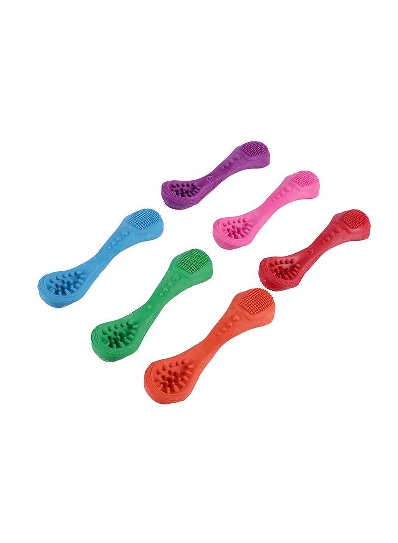 لعبة عض الحيوانات الأليفة، لون الأسنان، طحن مضاد للعض، ملعقة شوربة، لعبة رمي العظام، كرة * 6 - Image 1