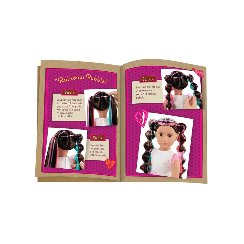 أور جنريشن دمية تينا "من الشعر إلى هناك" بطول 18 بوصة مع ضفيرة قابلة للتمديد - BD31713Z - Image 4