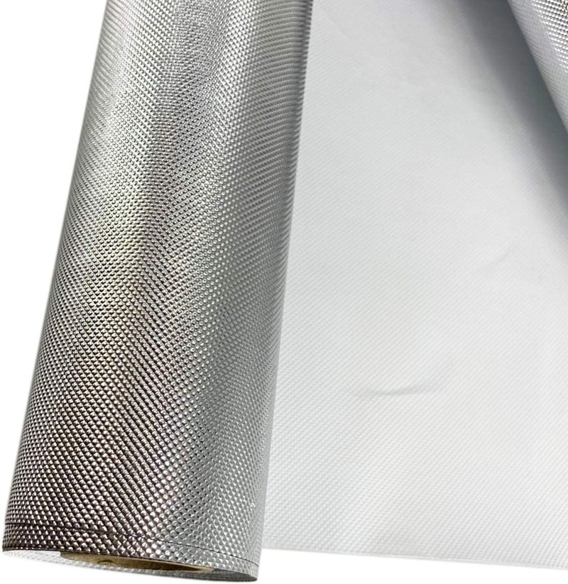 HFS (R) 6Mil Diamond Film Foil Roll Highly Reflective Aluminum Mylar for Grow Rooms and Greenhouses 4FT x 25FT - Image 2