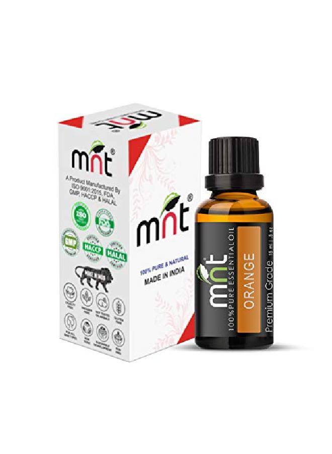 MNT Orange Essential Oil 100% Pure & l Therapeutic Grade Oil for Skin Lightening Hair Body Face and Aromatherapy (15ML) - Image 3