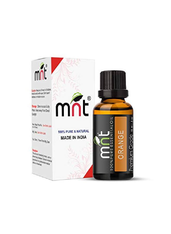 MNT Orange Essential Oil 100% Pure & l Therapeutic Grade Oil for Skin Lightening Hair Body Face and Aromatherapy (15ML) - Image 2