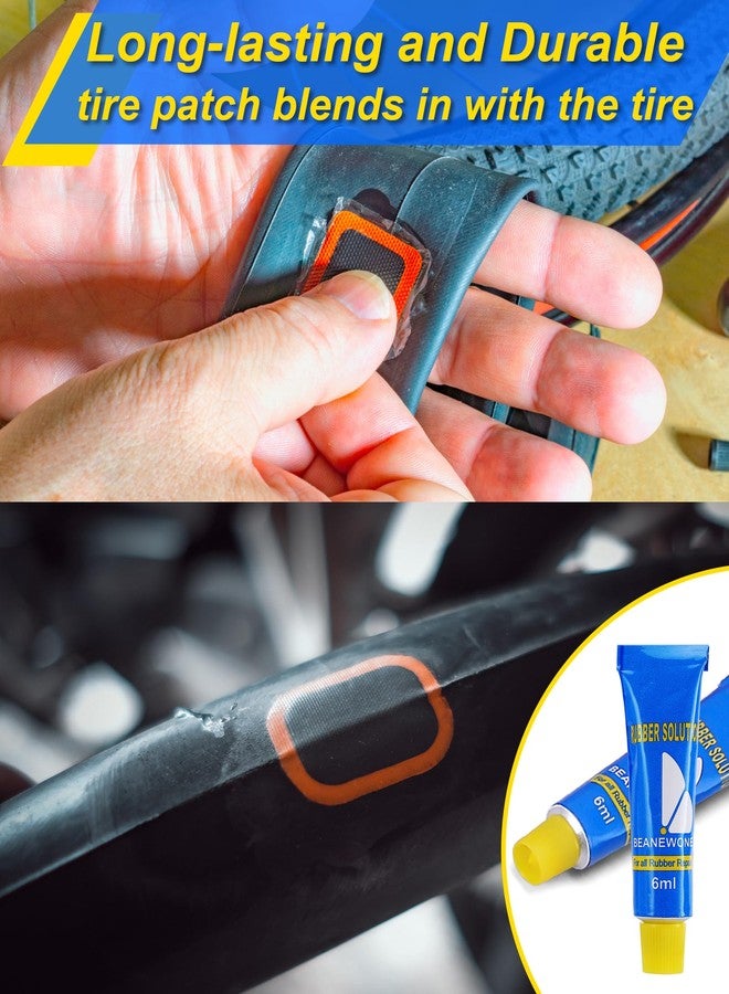 Beanewone Tire Repair Glue, 8 PCS Rubber Cement Tire Glue, High-Strength Vulcanizing Cement for Tire Patches - 6ml Tube (Refills) - Image 4