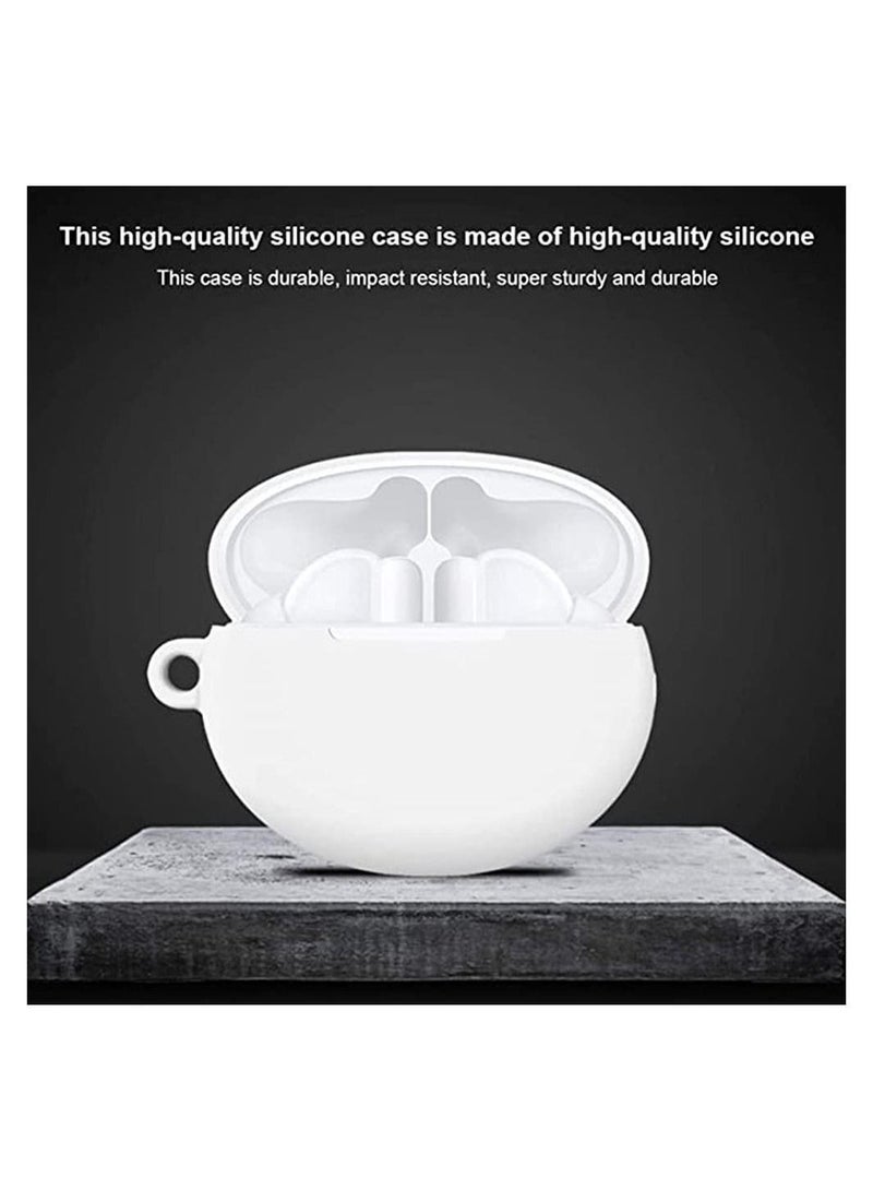 Silicone Case Cover for Huawei FreeBuds PRO with Carabiner and Charging Port Accessibility anti shock, full protection - Image 4