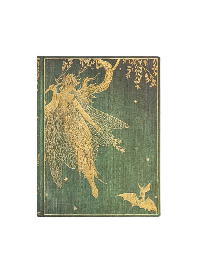 Olive Fairy Ultra Unlined Hardcover Journal (Elastic Band Closure)