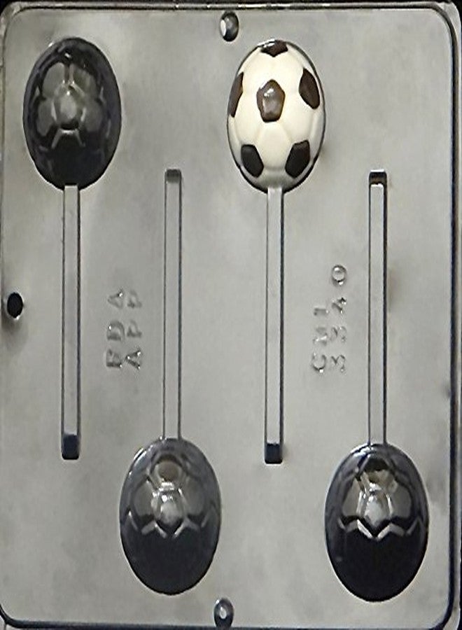 Lollipops Soccer Ball Lollipop Chocolate Candy Mold 3340-4 Cavities - Image 3