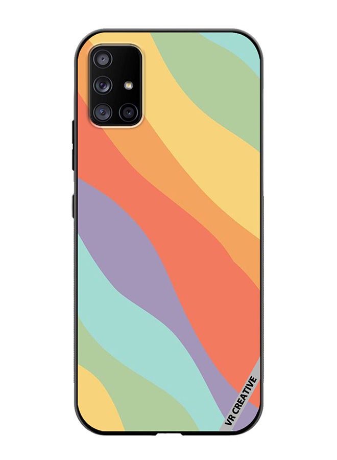 VR CREATIVE Protective Case Cover For Samsung Galaxy A51 5G Layer Design Multicolour - Image 1