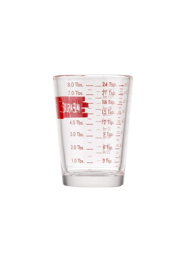 Tablecraft H1433T Measuring Cup Measure-N-Pour, 4 oz, Clear - Image 2