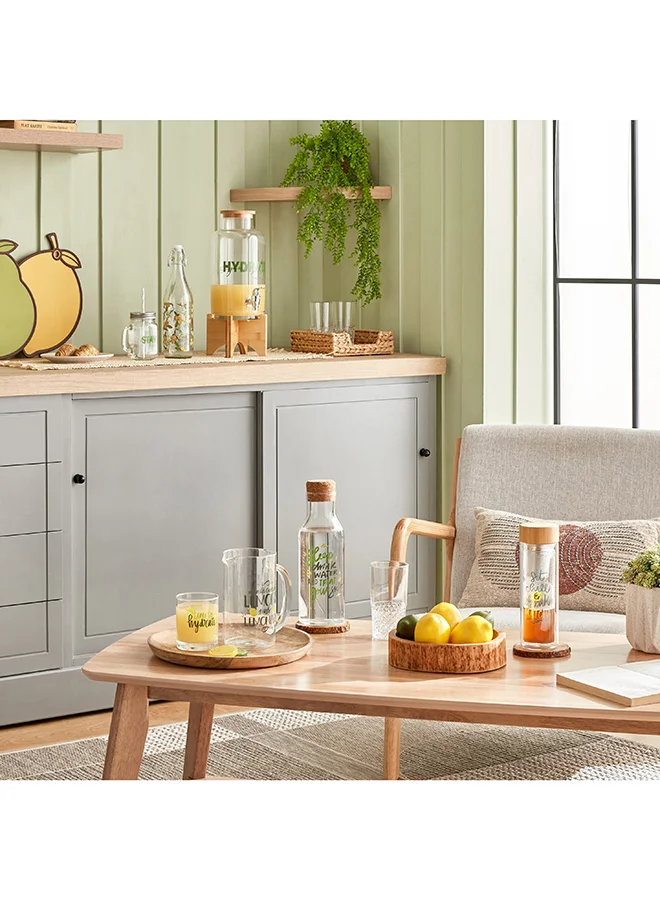Home Box Harmony Glass beverage Dispenser with Stand - 4000 ml