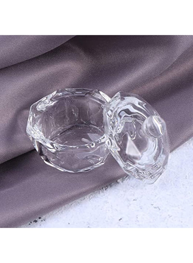 3 قطع جرة زجاجية واضحة بأغطية حاوية حلوى صنف بوفية صندوق تخزين مجوهرات حاوية مكياج للاستخدام اليومي في المنزل حاوية شفافة مع تصميم غطاء - Image 5