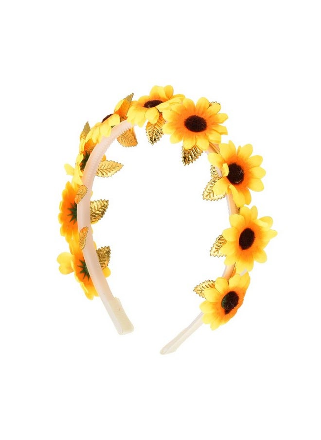 Sunflower Hairband For Girls - Summer Wedding Hair Accessories, Adjustable Size - 1 Count - pzsku/Z7F7F142D598B575CC0C5Z/45/_/1735214680/66637f83-9e41-4605-8b48-8cda10119996