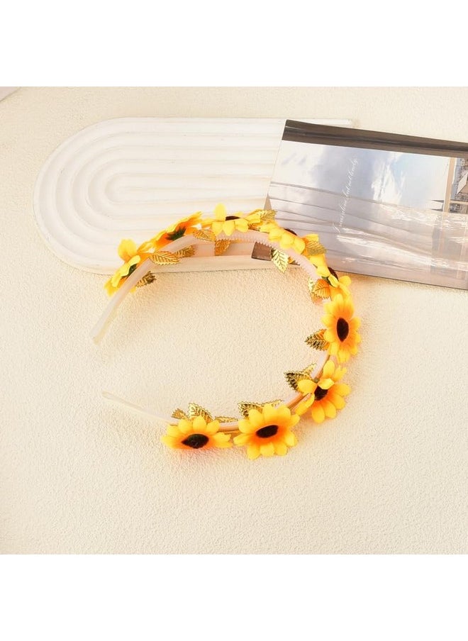 Sunflower Hairband For Girls - Summer Wedding Hair Accessories, Adjustable Size - 1 Count - pzsku/Z7F7F142D598B575CC0C5Z/45/_/1735214686/54ad2c95-d7dc-47ac-a64a-6f28c9f59a6f