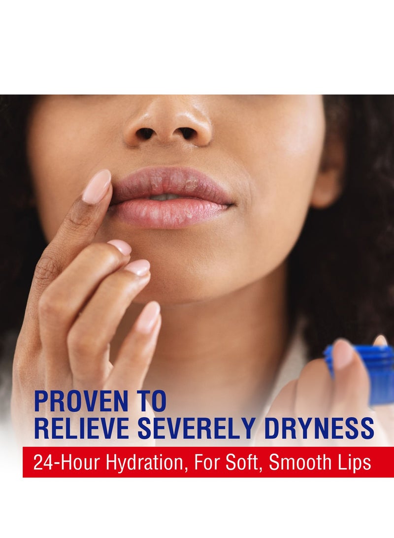 OUKEYA Vaseline, Peppermint Oil Moisturizing Lip Balm, 100% Natural Mint Lip Balm, Overnight Medicated Lip Mask, 24-Hour Lasting Moisturizing Repair, Treatment for Severely Chapped Lips 0.3oz - Image 3