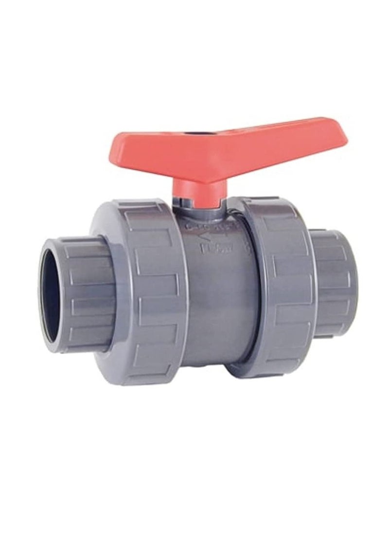 PVC Cepex PVC Heavy Duty Water Supply Pipe Fittings for Swimming Pool, Agriculture, Irrigation & Commercial Plumbing Use (63 MM, Union Ball Valve (Anti Block))  - Image 3