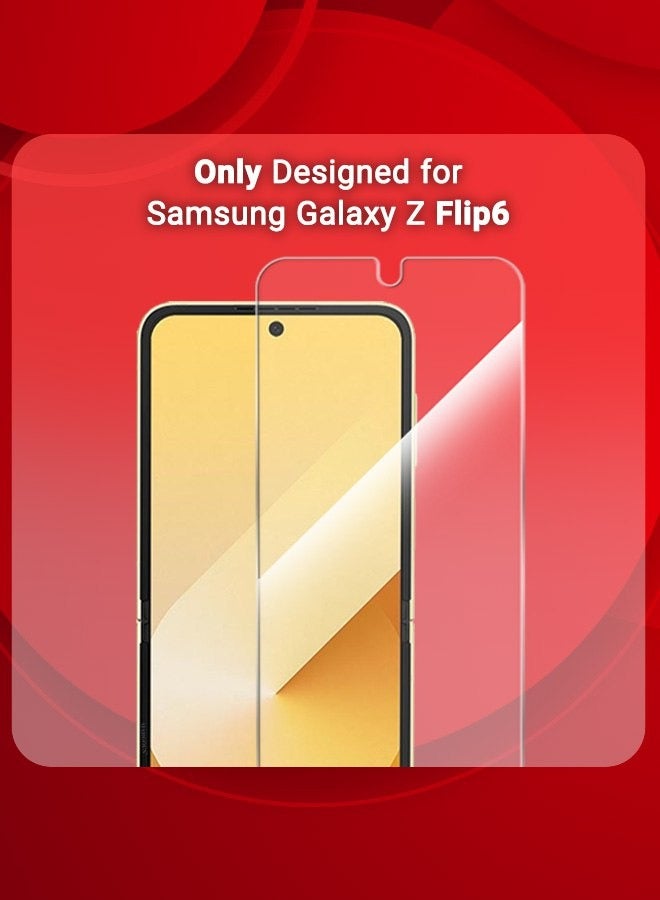 CATANES (for Samsung Galaxy Z Flip 6 ) Screen Protector Transparent PET Soft Protective High Sensitivity Clear HD Screen Protector  - Image 3