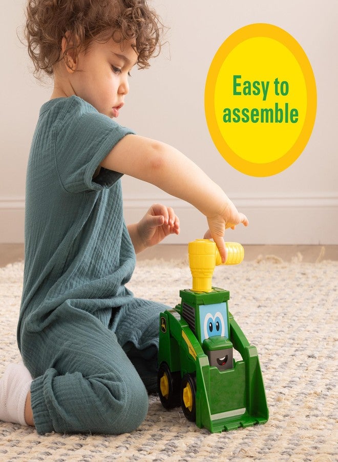 JOHN DEERE Build‑A‑Buddy Wheel Loader, 13-Piece Kit with Cordless Screwdriver, Freewheel Wheels, Functional Shovel, Fine Motor Skills & Fantasy Toy, Building Block for Toddlers from 18 Months - Image 3