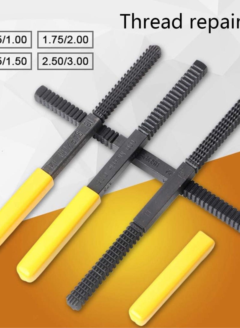 GGOOT Thread Repair Restoration File Teeth Correction Metric Hardware Mini DIY Tools BSP/PF SAE/UN BSW/BSF Metric  - Image 4