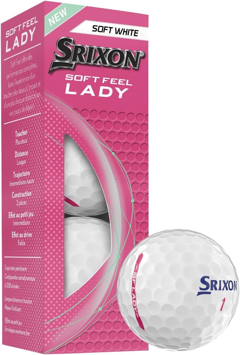 Srixon Soft Feel Lady 9 Golf Balls (24 Pack) - Image 4