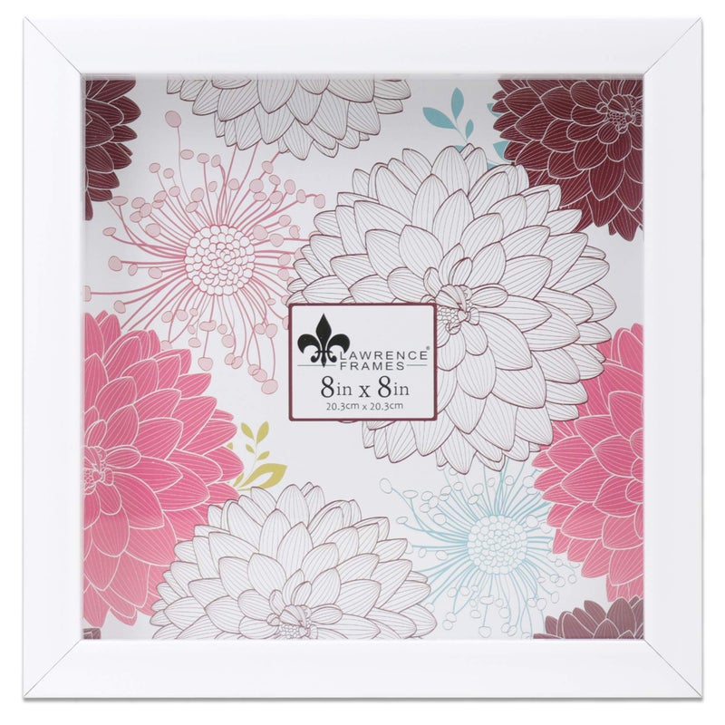 Lawrence Frames 785288 Shadow Box Frame, 8x8, White - Image 2