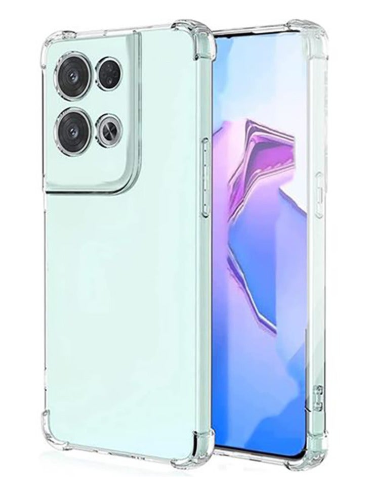 جراب شفاف ومضاد للصدمات لهاتف اوبو رينو 8 Oppo Reno 8 (5G) - Image 1