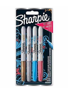 Sharpie MARKER SET 4 COLORS METALLIC 