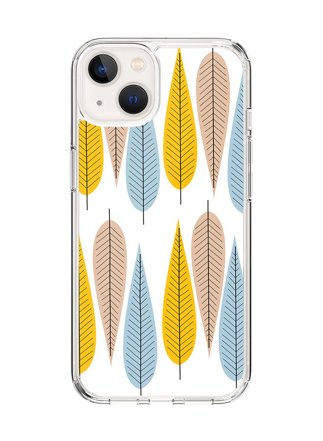 Stylizedd Classic Clear Case for Apple iPhone 14 Plus Case Hybrid Soft Cover Flexible Edges Anti Drop TPU PC Gel Thin Transparent Cover - North Fall Full Print