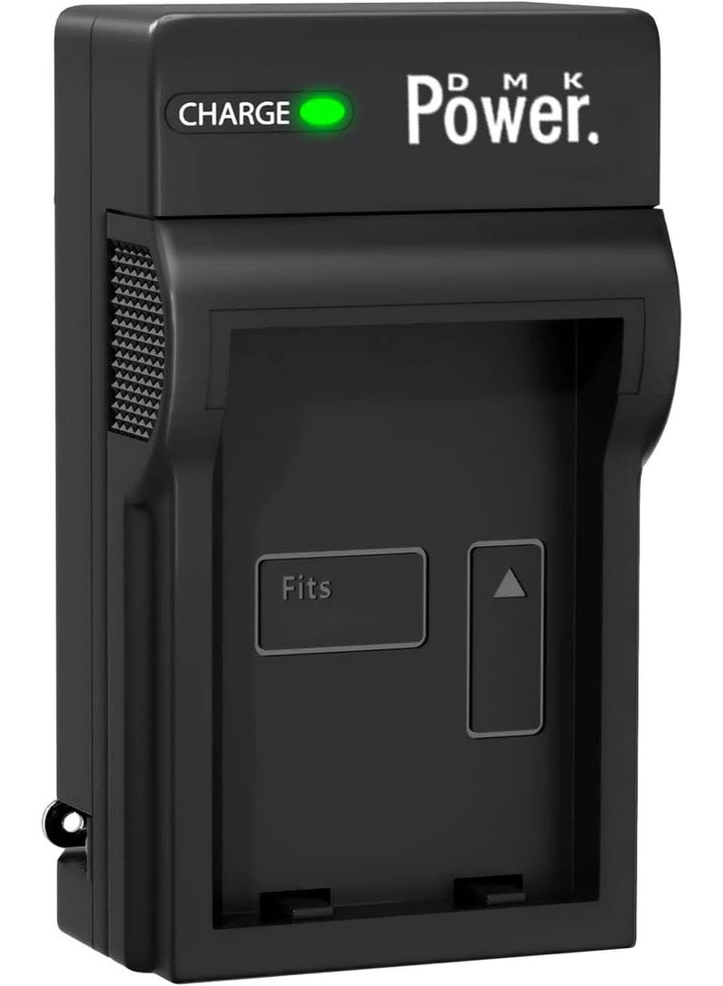 DMK Power NB-10L Battery Charger TC600E for Canon PowerShot NB-10L Batteries (G15, G16, G1 X, SX40 HS, SX50 HS, SX60 HS & More) - Image 1
