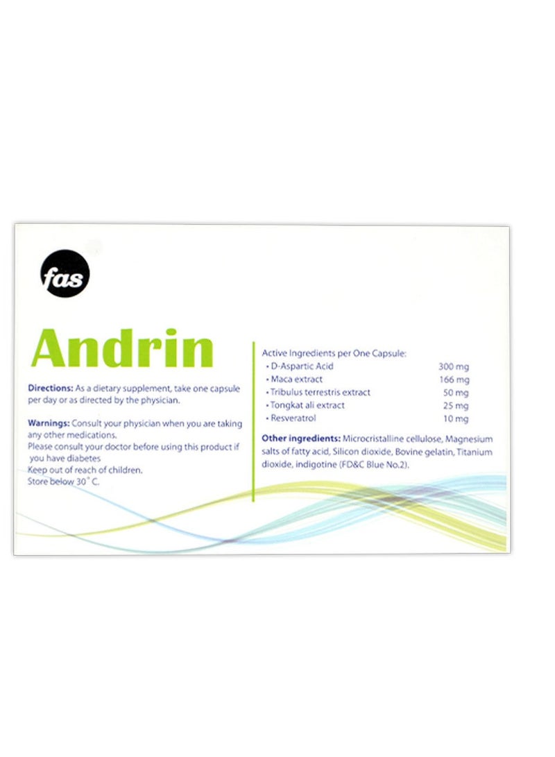 fas Andrin General Tonic 30 Capsules  - Image 2