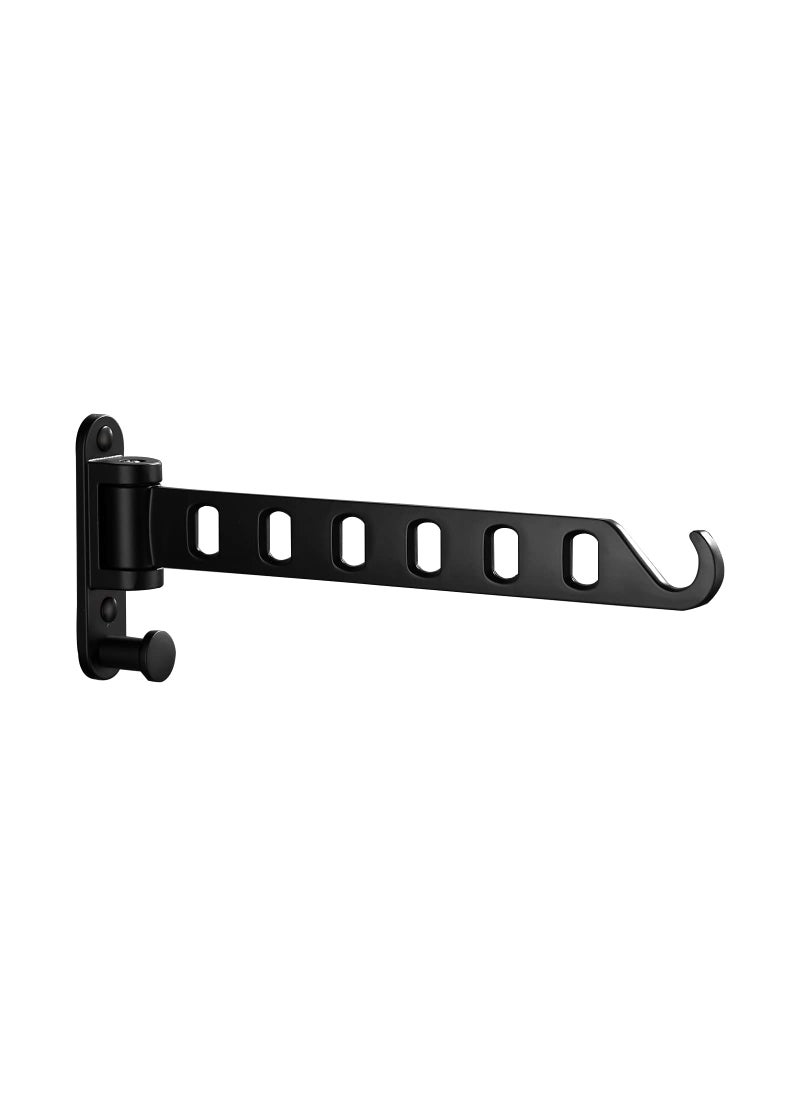 JOOM JOOM Laundry Drying Rack Wall Mounted Clothes Drying Rack Clothes Hanger Coat Hanger Garment Hooks Metal Clothes Hooks Black 