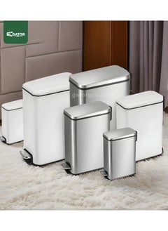 EKO EKO Stainless Steel Heavy Duty Brushed Fingerprint Proof  12L Silver  - Image 2
