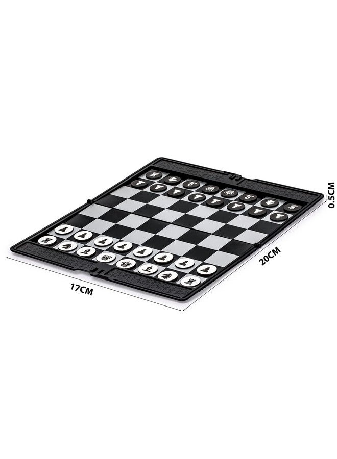Yellow Mountain Imports Yellow Mountain Imports Magnetic Travel Foldable Chess Wallet Set (7.9-Inch) - Portable & Perfectly Travel-Size  - Image 4