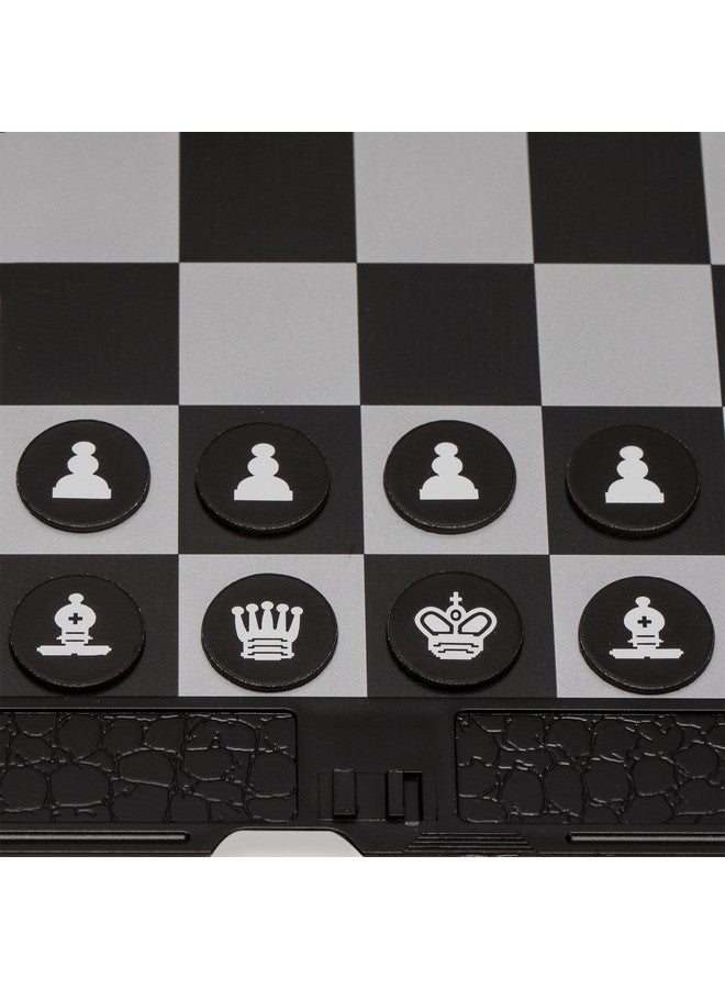 Yellow Mountain Imports Yellow Mountain Imports Magnetic Travel Foldable Chess Wallet Set (7.9-Inch) - Portable & Perfectly Travel-Size  - Image 2