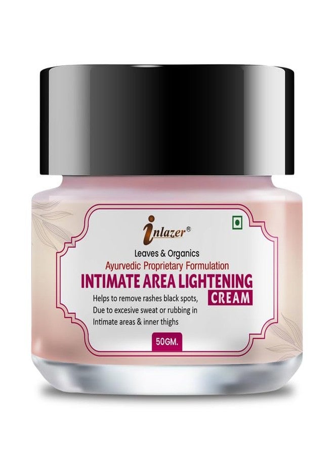 Inlazer Intimate Area Lightening,Cream,intimate whitening serum,Cream For Dark Spots/Uneven Tone/Skin Whitening, For Dark Underarms, Neck,Knees, Elbow and Inner Thigh | Intimate Area Whitening Cream - Image 1