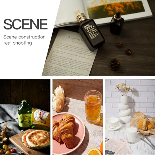 BEIYANG 5 PCS 24X24 Inch Boards Photo Backdrop for Flat Lay, Food Photography Background, BEIYANG - Image 5