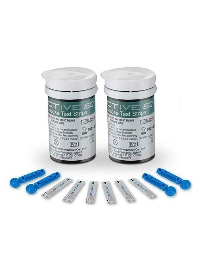 EELHOE Blood Glucose Test Strip ,50 Test Strips And 50 Lancets  - Image 2