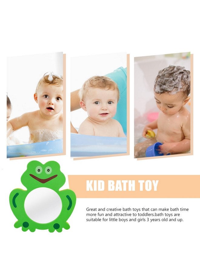 Toyvian Baby Mirror Bath Toy Kids Baby Bathtub Mirror Unbreakable Crab Bath Toy Kids Shower Toy Bathtub Mirror Eva Crab Baby Bath Toys Kids Bathing Educational Toys for Toddlers - Image 4