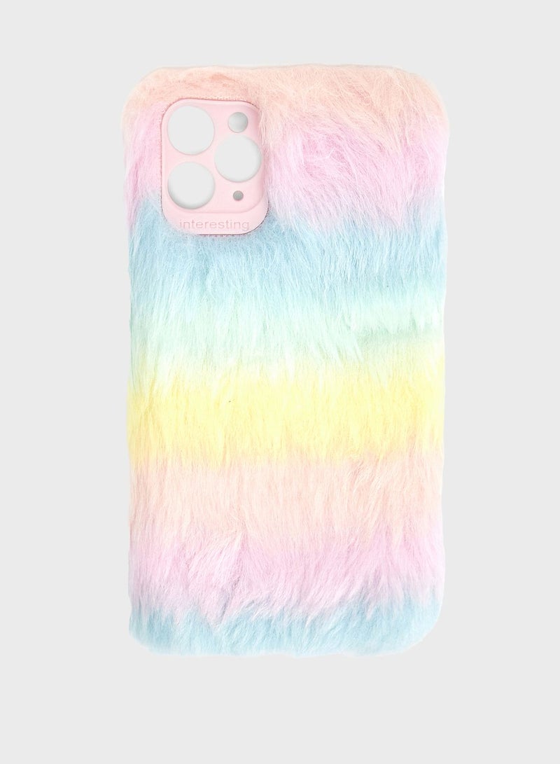 كلوزيت غطاء أيفون 11 برو مزين بفرو - Image 1