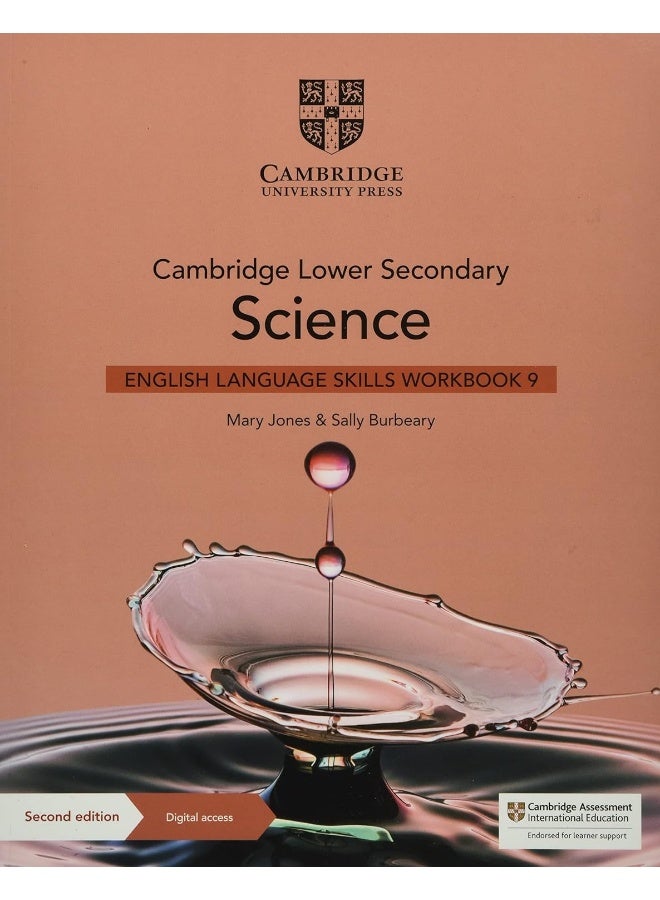 Cambridge Lower Secondary Science English Language Skills Workbook 9 with Digital Access (1 Year) (Cambridge Lower Secondary Science) (2ND) - Image 1