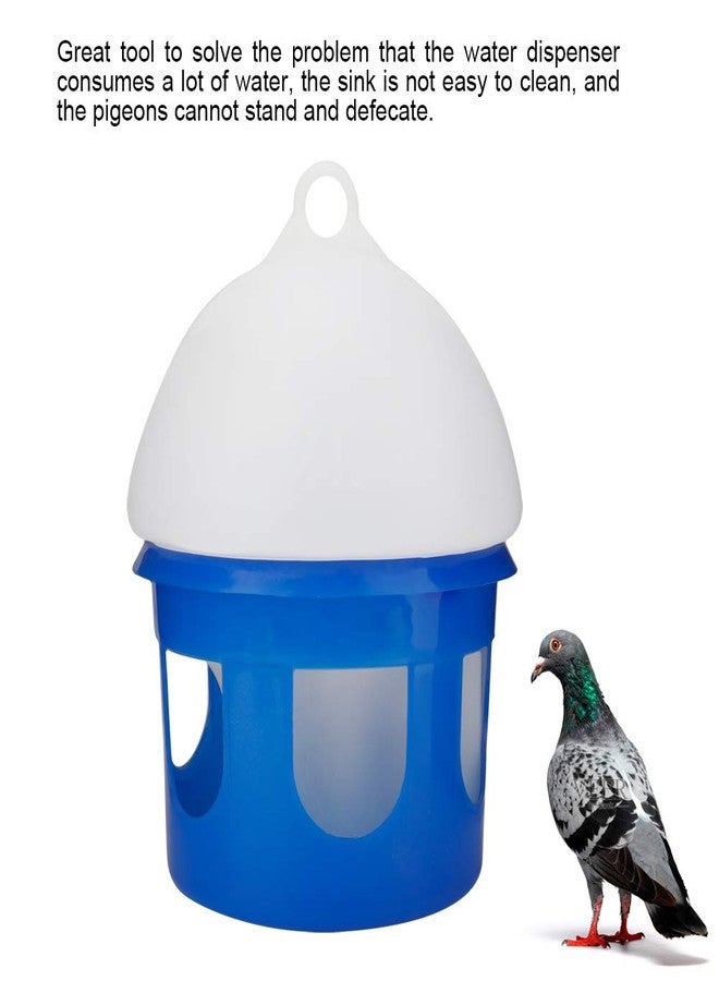 Gavigain Pigeons Feeder, Bird Water Drinker Pigeons Water Dispenser Drinker Quail Water Automatic Feeders Water Dispenser Dove Drinker Chicken (2L) - Image 3